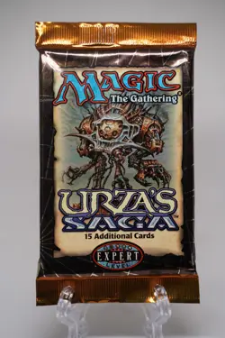 1998 MTG Magic the Gathering Urza's Saga Booster Pack New Sealed WOTC Vintage - Image 1