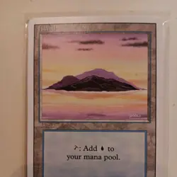 Signed Island (Purple) MP Revised Edition Artist Mark Poole 1994 WOTC MTG Magic! - Image 5