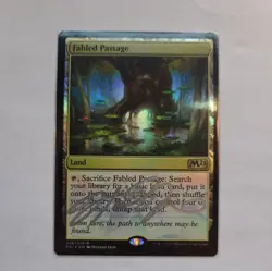 singed Fabled Passage #246 (Foil) (NM) Core Set 2021 M21 Magic MTG - Image 1