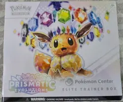 Sealed Brand New!! Prismatic Evolutions ETB Pokemon Center Elite Trainer Box 🔥 - Image 1