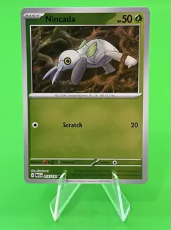 Pokemon Nincada Mega Evolution Reverse Holo Uncommon 016/132 NM!!! - Image 1