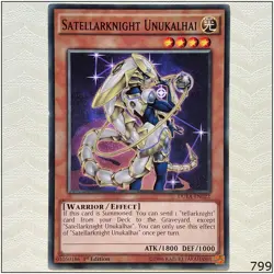 Satellarknight Unukalhai - DUEA-EN022 - Common 1st Edition Yugioh - Image 1