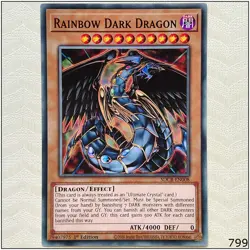 Rainbow Dark Dragon - SDCB-EN008 - Common 1st Edition Yugioh - Image 1