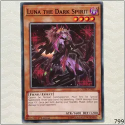 Luna the Dark Spirit - CHIM-EN027 - Common 1st Edition Yugioh - Image 1