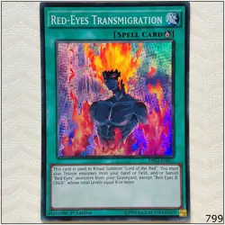 Red-Eyes Transmigration - DRL2-EN017 - Super Rare 1st Edition Yugioh - Image 1