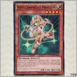 Satellarknight Procyon - NECH-EN028 - Common 1st Edition Yugioh - Image 1