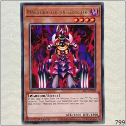 Makyura the Destructor - LED7-EN008 - Rare 1st Edition Yugioh - Image 1