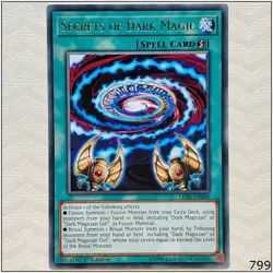 Secrets of Dark Magic - LED6-EN004 - Rare 1st Edition Yugioh - Image 1