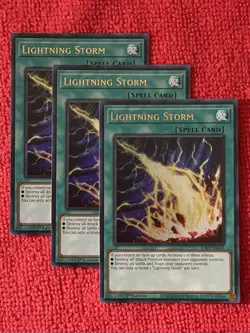 YuGiOh! 3 X Lightning Storm (UR) - 25th Anniversary Rarity Collection (RA01) - Image 1