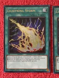 YuGiOh! 3 X Lightning Storm (UR) - 25th Anniversary Rarity Collection (RA01) - Image 2