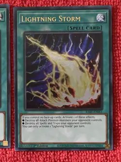 YuGiOh! 3 X Lightning Storm (UR) - 25th Anniversary Rarity Collection (RA01) - Image 4