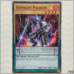 Igknight Paladin - CORE-EN029 - Common 1st Edition Yugioh - Image 1