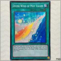 Divine Wind of Mist Valley - THSF-EN056 - Super Rare 1st Edition Yugioh - Image 1