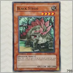 Black Stego - SD09-EN013 - Common 1st Edition Yugioh - Image 1