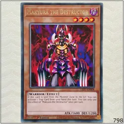 Makyura the Destructor - LED7-EN008 - Rare 1st Edition Yugioh - Image 1