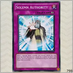 Solemn Authority - STOR-EN067 - Common 1st Edition Yugioh - Image 1