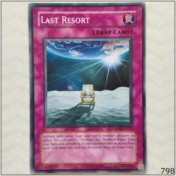 Last Resort - FOTB-EN047 - Common Unlimited Yugioh - Image 1