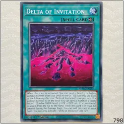 Delta of Invitation - SUDA-EN066 - Common 1st Edition Yugioh - Image 1