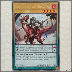 Dragoons of Draconia - SECE-EN000 - Rare 1st Edition Yugioh - Image 1
