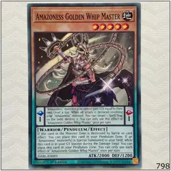 Amazoness Golden Whip Master - DABL-EN093 - Common 1st Edition Yugioh - Image 1