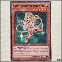 Satellarknight Procyon - NECH-EN028 - Common 1st Edition Yugioh - Image 1