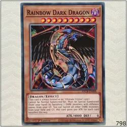 Rainbow Dark Dragon - SDCB-EN008 - Common 1st Edition Yugioh - Image 1