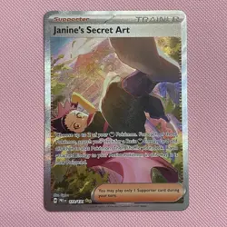 Pokemon Prismatic Evolutions TCG Janine’s Secret Art 173/131 SIR Card - Image 1
