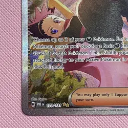 Pokemon Prismatic Evolutions TCG Janine’s Secret Art 173/131 SIR Card - Image 4