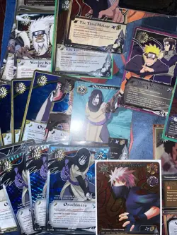 Naruto CCG 90+ Card Lot + Sage Mode Playmat: Super Rares,Promos + Factory Sealed - Image 4