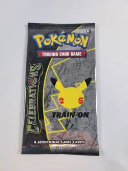 Pokemon Celebrations Booster Pack - 4 Card Pack - Factory Sealed TCG Authentic 2 - Image 1