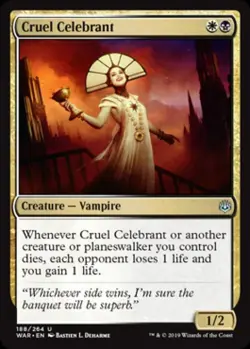Cruel Celebrant -Foil Near Mint MTG War of the Spark - Image 1