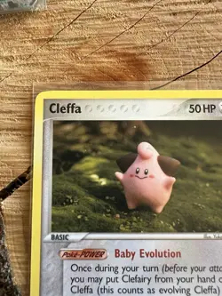 Pokemon EX Unseen Forces 21/115 Card - Cleffa Yuka Morii - Image 2