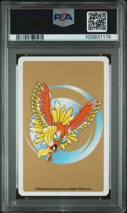 2000 POKEMON GOLD VERSION PLAYING CARDS 4 OF HEARTS #133 EEVEE PSA 10 - Image 2