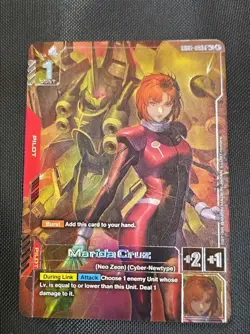 Gundam Card Game GD01 Newtype Rising GD01-093 R+ Marida Cruz NM JY - Image 1