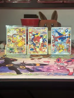 Fan Made: Tohoku, Hiroshima, Fukuoka Pikachu Full Art - Custom Pokemon Card - Image 1