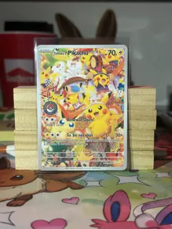 Fan Made: Tohoku, Hiroshima, Fukuoka Pikachu Full Art - Custom Pokemon Card - Image 2