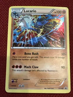 Lucario XY140 XY Promos 2016 Promo Holo Rare Holofoil Pokemon TCG Card - NM - Image 1