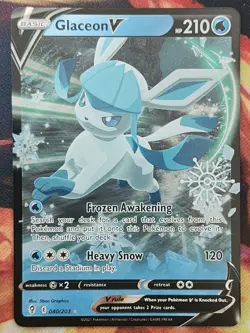 Glaceon V - (Holiday Calendar) 040/203 Miscellaneous Cards & Products Holo - Image 1