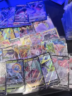 Lot Of 144 Pokemon V Cards - Image 1
