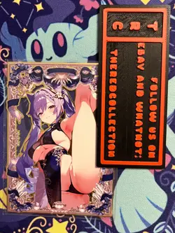 Goddess Story - Keqing - Genshin Impact - Gold card 102/188 - Sexy Waifu Card - Image 1