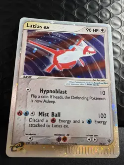 2003 Pokemon EX Dragon Latias EX Holo Card #93/97 - Image 3