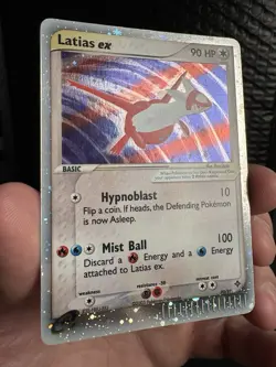 2003 Pokemon EX Dragon Latias EX Holo Card #93/97 - Image 4
