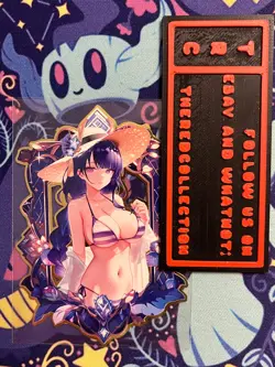 Goddess Story - Raiden Shogun - Genshin Impact-Gold card 94/188 -Sexy Waifu Card - Image 1
