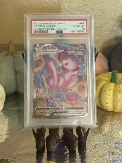 Pokemon Fusion Strike Mew VMAX Secret Rare Card PSA 10 Gem Mint - Image 2
