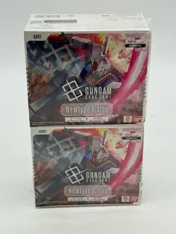 Lot of (2) Gundam Card Game EN Newtype Rising Booster Box SEALED - Image 1