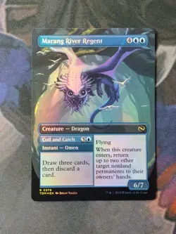 Marang River Regent - Borderless Foil Baby Reversible | Dragonstorm | NM | MTG - Image 1