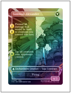 1x Crystal Fragments, Foil, Borderless Art, Final Fantasy, MTG NM - Image 2