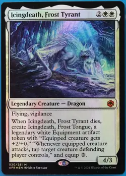 Icingdeath, Frost Tyrant (Ampersand Promo) FOIL Adventures NM (487196) - Image 1