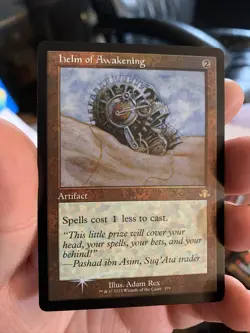 Helm of Awakening - 379 - Rare Retro Border Foil - Dominaria Remastered - MTG - Image 1