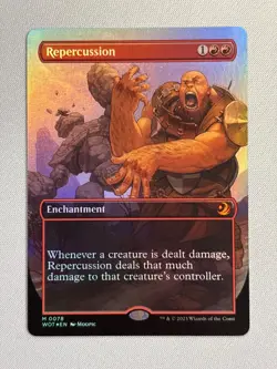 Repercussion (Anime Borderless FOIL) Wilds of Eldraine: Enchanting Tales - LP - Image 1